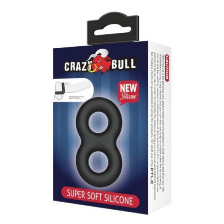 Эрекционное кольцо Crazy Bull SUPER SOFT DOUBLE II || 