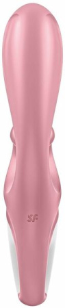 Смарт вибратор кролик Satisfyer Hug Me Pink, 2 мотора, диаметр 4,2см, широкая клиторальная часть || 