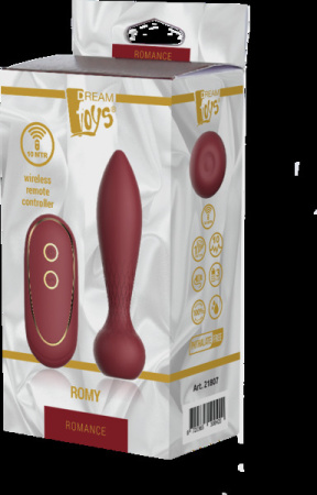 Анальный вибратор с дистанционным управлением Dream Toys ROMANCE ROMY || 