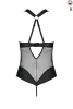 Сетчатый боди с халтером Amanda Body black S/M - Passion || 