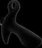 Анальная пробка Blush Anal Adventures Platinum Silicone Vibrating Pros || 