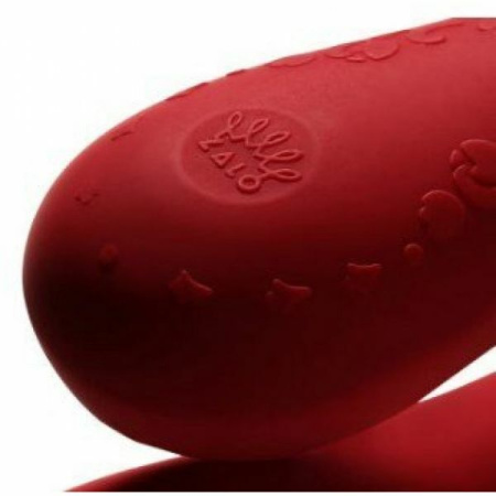 Вибромассажер с функцией управления со смартфона ZALO Fanfan, Bright Red || 