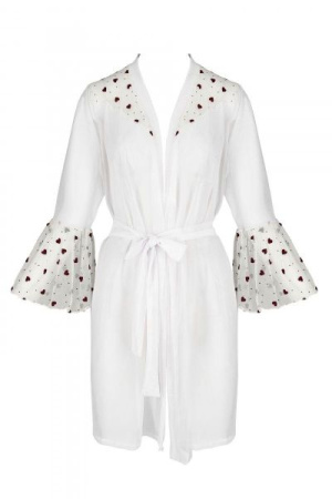 LOVELIA PEIGNOIR white L/XL - Passion || 