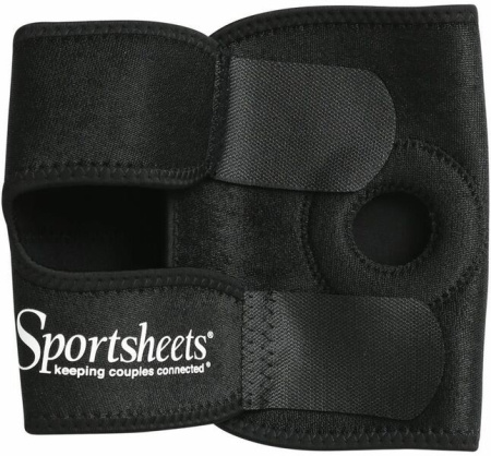 Ремень на бедро для страпона Sportsheets Thigh Strap-On, на липучке, можно на подушку, объем 55см || 