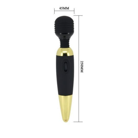 Вибромассажер Power Wand, Black&Gold || 