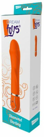 Вибромассажер DREAM TOYS DIAMOND DARLING, ORANGE || 