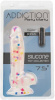 Фаллоимитатор с конфетти ADDICTION - PARTY MARTY - 7.5" - FROST & CONFETTI, 19 см, силикон || 