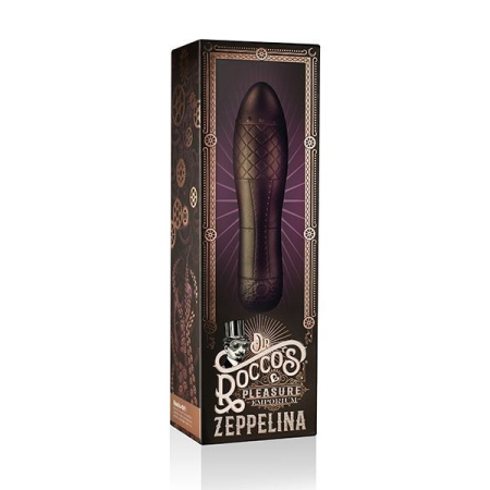 Вибратор Rocks Off Dr Roccos Zeppelina в стиле стимпанк, soft-touch силикон || 