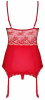 Корсет с подвязками для чулок Obsessive Lovica corset XXL || 