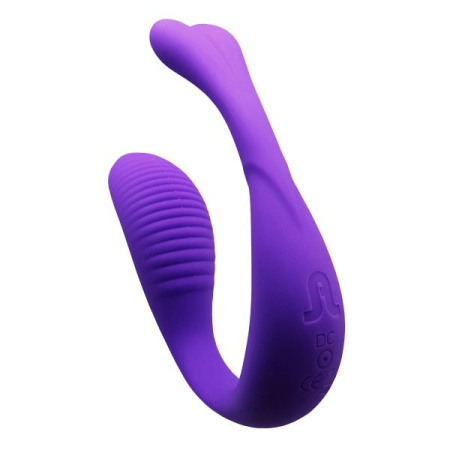 Вибратор для пар Adrien Lastic Mini Romeo II с пультом LRS и двумя моторчиками || 