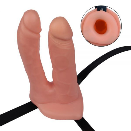 Страпон двойной Unisex Hollow Strap On