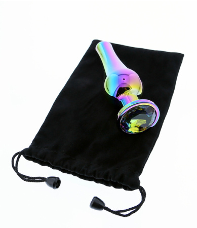 DT21821 Анальная пробка конической формы Dream Toys GLEAMING LOVE COLOURED PLEASURE PLUG M || 