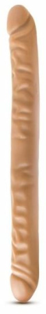 Двойной фаллоимитатор DR SKIN 18INCH MOCHA