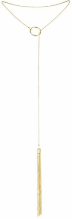 Цепочка для тела Bijoux Indiscrets Magnifique Tickler Pendant Chain - Gold, украшение для тела