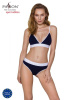 Спортивные трусики-стринги Passion PS007 PANTIES navy blue, size M || 