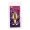 Анальная пробка,Gold Amethyst, M || 