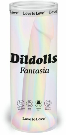 Фаллоимитатор светящийся в темноте Love To Love DILDOLLS - FANTASIA ультрамягкий || 