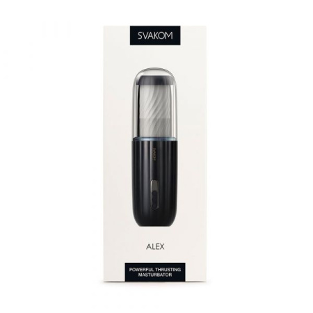 Автоматический мастурбатор с озвучкой Svakom Alex Dark Blue || 