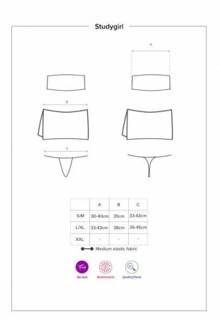 Костюм студентки Obsessive Studygirl costume L/XL || 