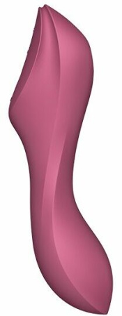 Вакуумный стимулятор с вибрацией Satisfyer Curvy Trinity 3 Red || 