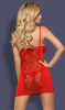 Комплект сорочка + трусики Obsessive Heartina chemise s/m красный || 