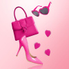 Вибратор-сердечко Rianne S: Heart Vibe Rose, 10 режимов работы, медицинский силикон || 