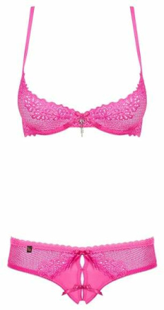 Комплект Obsessive ALABASTRA 2-PCS SET Pink S/M || 
