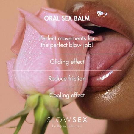Средство для минета Bijoux Indiscrets SLOW SEX - Oral sex balm || 