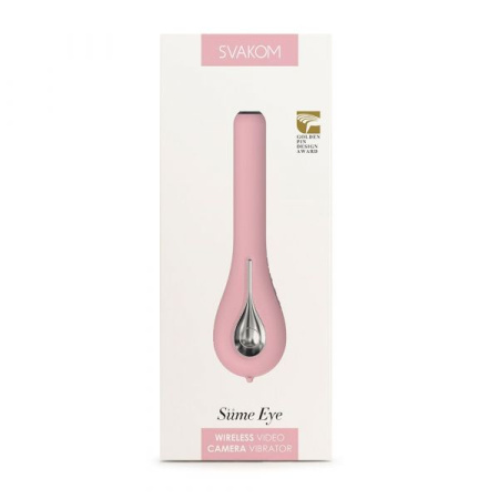 Интеллектуальный вибратор с камерой Svakom Siime Eye Pale Pink || 
