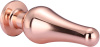 DT21827 Анальная пробка конической формы Dream Toys GLEAMING LOVE ROSE GOLD PLEASURE PLUG M || 