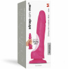 Реалистичный фаллоимитатор Strap-On-Me Sliding Skin Realistic Dildo Fuchsia - M, эффект подвижной ко || 