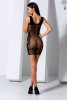 Откровенное платье-сетка Passion BS073 black || 