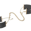 Наручники Bijoux Indiscrets Desir Metallique Handcuffs - Black, металлические, стильные браслеты || 
