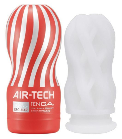 Мастурбатор Tenga Air-Tech Regular, более высокая аэростимуляция и всасывающий эффект || 