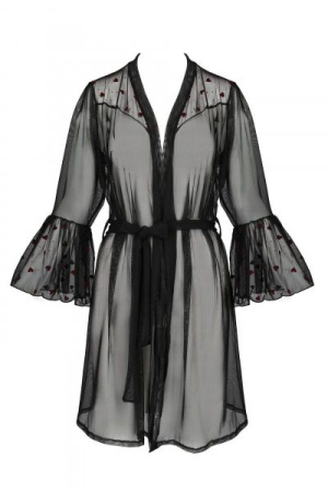 LOVELIA PEIGNOIR black S/M - Passion || 