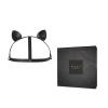 Маска кошечки Bijoux Indiscrets MAZE - Cat Ears Headpiece Black, экокожа || 
