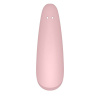 Вакуумный клиторальный стимулятор Satisfyer Curvy 2+ Pink с управлением через интернет || 