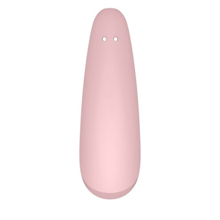 Вакуумный клиторальный стимулятор Satisfyer Curvy 2+ Pink с управлением через интернет || 