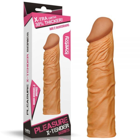 Насадка Add 2" Pleasure X Tender, Brown || 