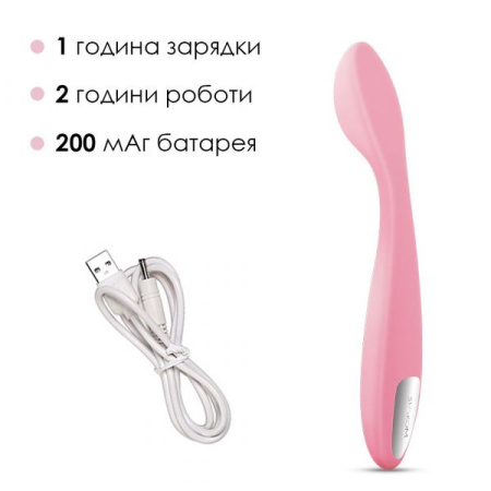 Стимулятор клитора и точки G Svakom Keri Pale Pink || 