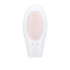 Смарт-вибратор для пар Satisfyer Double Joy White с широким клиторальным стимулятором || 