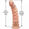 Фаллоимитатор Doc Johnson The D - Ragin D - 8 Inch Without Balls - ULTRASKYN, диаметр 5,1см || 
