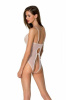 Боди Passion Ursula Body white XXL/XXXL, с ажурным декором и открытым шагом || 
