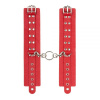 Наручники Leather Rastraints Hand Cuffs, Red || 