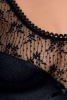 (SALE) Сорочка приталенная PETRA CHEMISE black XXL/XXXL - Passion Exclusive, трусики || 