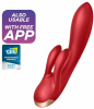 Вибратор кролик Satisfyer Double Flex Red