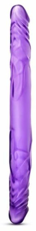 T330741 Двойной фаллоимитатор B YOURS 18INCH DOUBLE DILDO PURPLE || 
