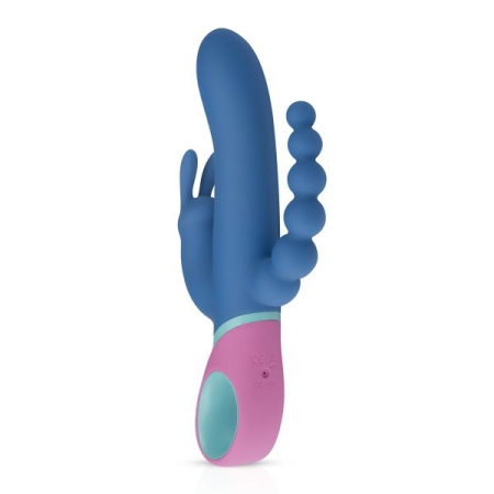 Вибратор кролик с ротацией и анальным стимулятором PMV20 Vice - Double Vibrator || 