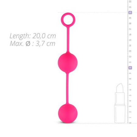 Вагинальные шарики Love balls With Counterweight, Pink || 