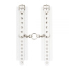 Наручники Leather Double Fix Hand Cuffs, White || 